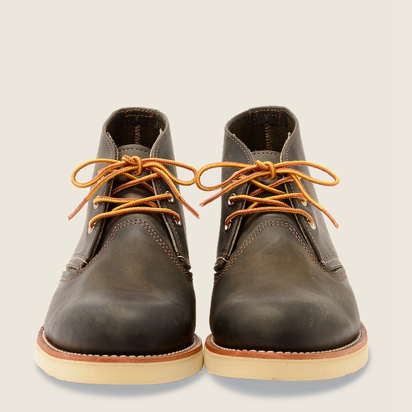 Chaussures Red Wing Heritage - Work - Chukka Rough & Tough Cuir - Grise Foncé - Homme 439UCPXYO